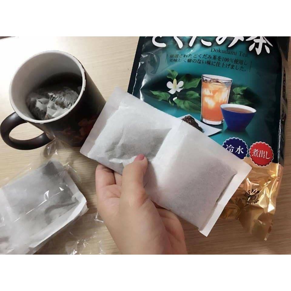 Trà Giảm Cân Lá Ổi, Trà Giảm Cân Diếp Cá, Trà Giảm Mỡ Bụng Genpi Orihiro Guava Tea Nhật Bản 60 Gói