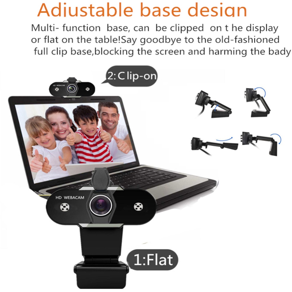 Webcam HD kèm micro cho máy tính Laptop 2K 1080P 720P 480P Skype MSN | BigBuy360 - bigbuy360.vn