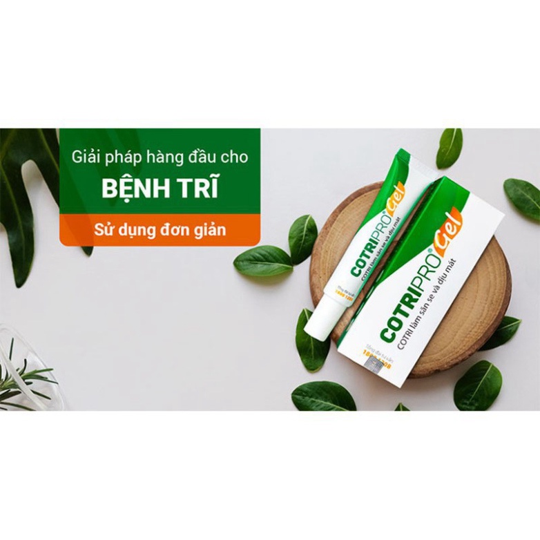 [CHÍNH HÃNG ] COTRIPRO - Gel Bôi Trĩ Nội, Trĩ Ngoại Tuýp 10g  Date mới