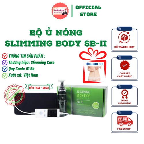 Bộ Ủ Nóng Slimming Body SB-II, Ủ Nóng Tan Mỡ,Eo Thon Gọn, Đánh Bay Mỡ Thừa [ CHÍNH - HÃNG ]