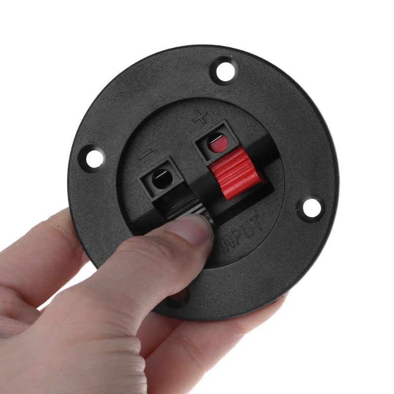 Set 2 Khối Đấu Nối Dây Loa Hình Tròn 2 Vị Trí