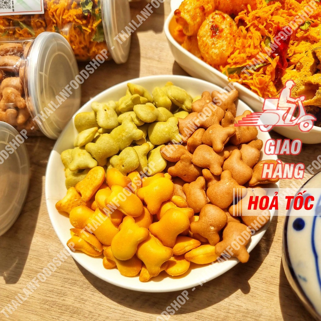 Bánh Gấu Mix 3 Vị  Lon 300gr