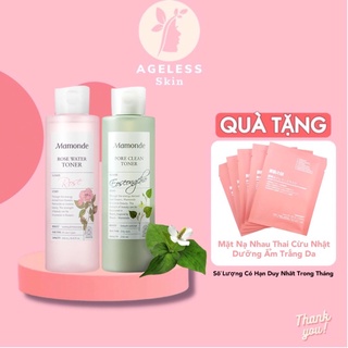 Toner Mamonde - Nước Hoa Hồng Cung Cấp Độ Âm Mamonde Rose Water Toner 250ml
