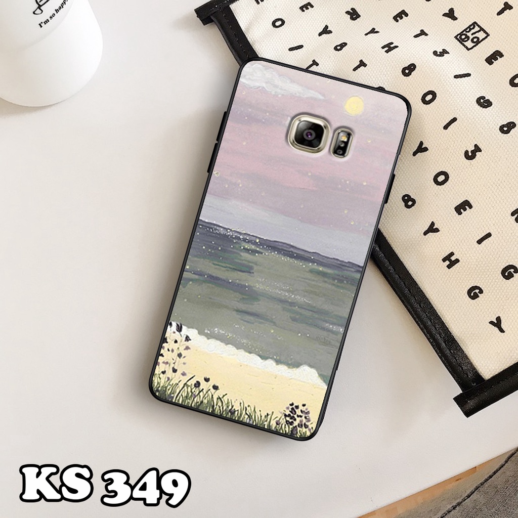 Ốp lưng Samsung Note 5 - Samsung Note 4 - Samsung Note 3 - Ốp in hình Cánh đồng hoa - Chất liệu TPU siêu bền
