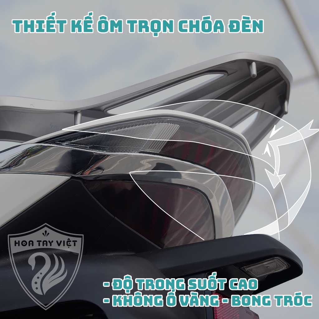 Miếng dán PPF bảo vệ đèn hậu SH 125-150-350 đời 2020 trở lên