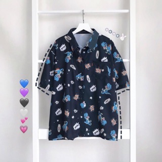 Áo sơ mi hoạ tiết