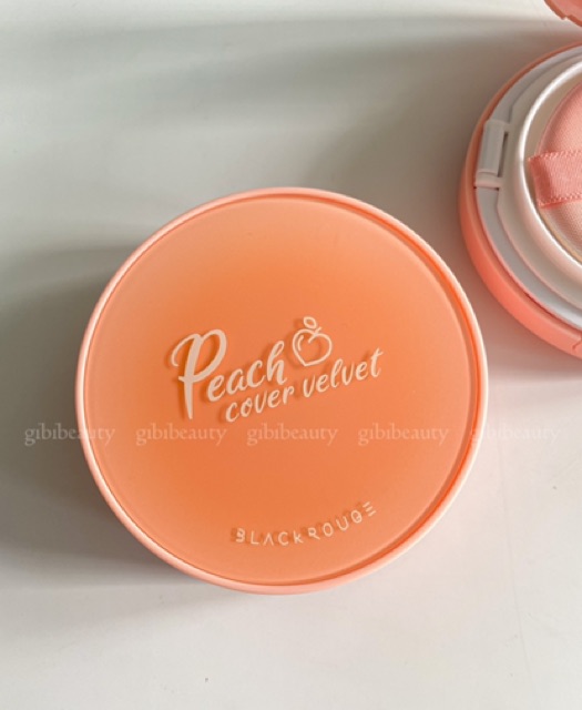 Phấn nước Cushion đào Blackrouge peach cover velvet | BigBuy360 - bigbuy360.vn