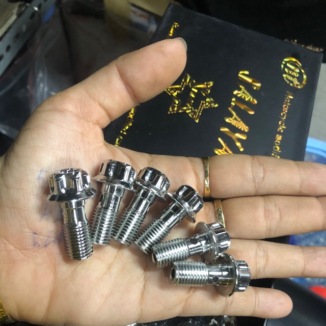 Ốc dây dầu/ ốc Salaya có lỗ (gắn heo zin/nisin)