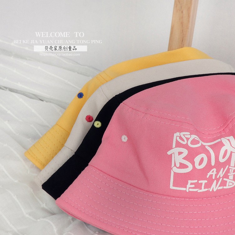 Mũ bucket màu sắc ngọt ngào cho bé