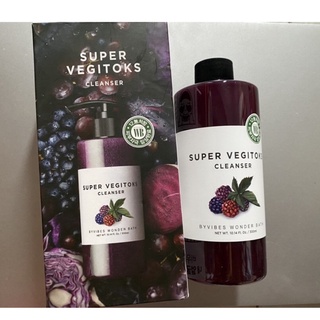 Sữa rửa mặt rau củ sủi bọt khí tẩy trang-rửa mặt-thải độc tố byvibes wonder bath super vegitoks