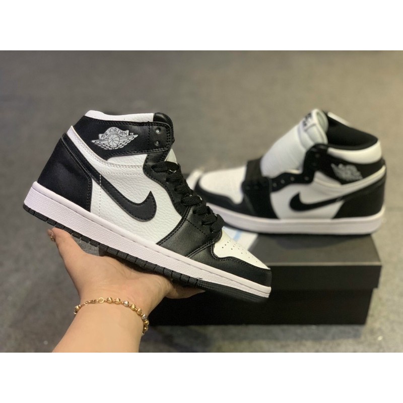 [SneeKeezz] [FREESHIP] Giày thể thao Jordan 1 High Twist ( Panda ) Đen Trắng