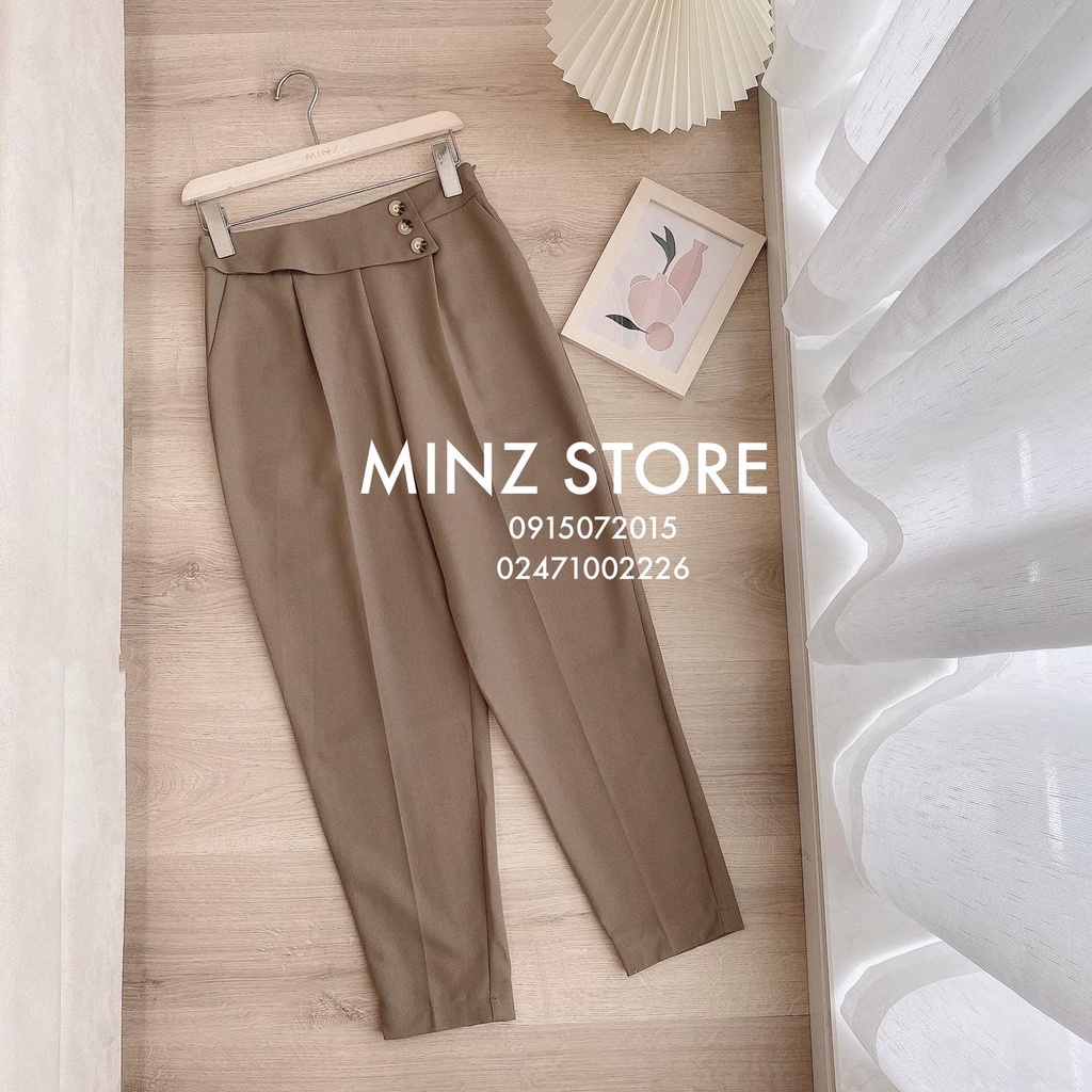 Quần baggy cạp 3 khuy lệch
