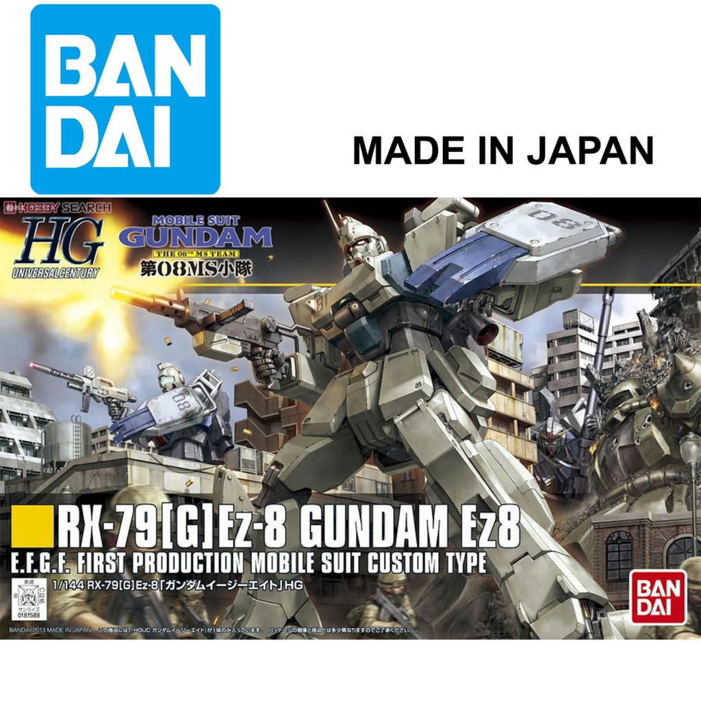 Đồ chơi Lắp ráp Mô hình Gundam Bandai 1/144 HGUC RX-79Ez-8 Gundam Ez8 Serie HG Universal Century