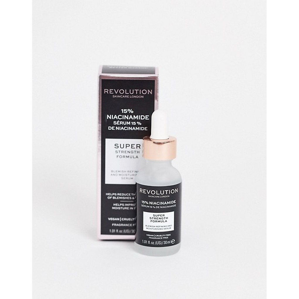 [TOP 1 SHOPEE] Tinh chất se khít lỗ chân lông 15% / 20% Niacinamide Revolution Skincare 30ml (Bill Anh)