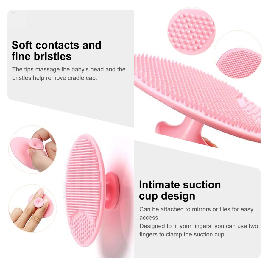 Bàn Chải Silicone Rửa Mặt Làm Sạch Sâu Loại Bỏ Mụn Đầu Đen