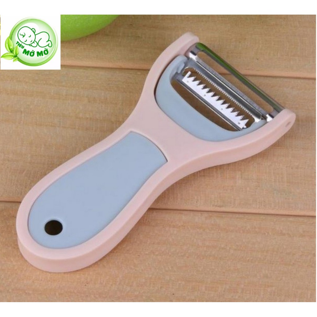 Dụng cụ chế biến rau củ, hoa quả, bào sợi , gọt vỏ  2 trong 1 tháo lắp dễ dàng