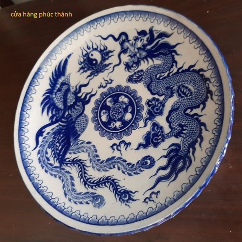 Dĩa rồng phụng xanh