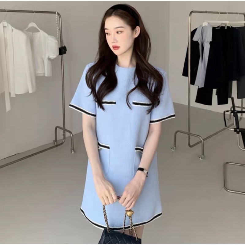 VÁY TAY NGẮN PHỐI TIỂU THƯ