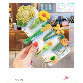 SET CẶP TÓC NHIỀU HÌNH DỄ THƯƠNG CHO BÉ GÁI
