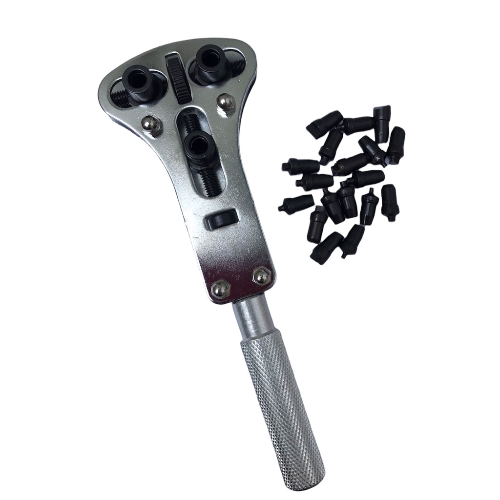 GIÁ CỰC RẺ Vam tool mở đáy xoáy đồng hồ kèm 18 đầu thay thế