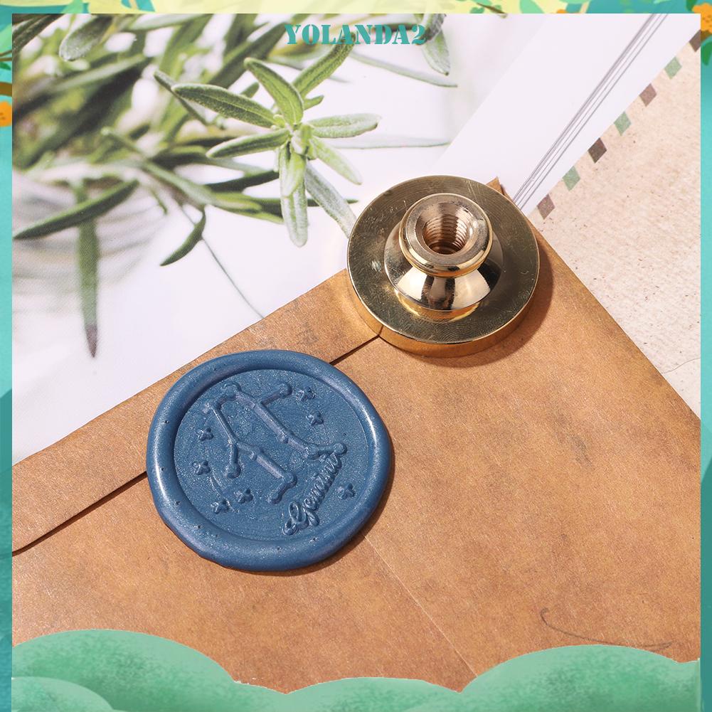 Con Dấu Sáp Niêm Phong Thiệp Cưới Diy Hình Chòm Sao Hoàng Đạo