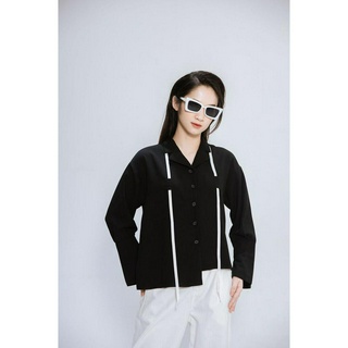 Áo SM cổ 2 ve luồn dây CCHAT