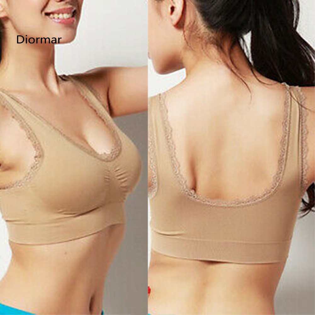 Áo ngực thể thao nữ phối ren