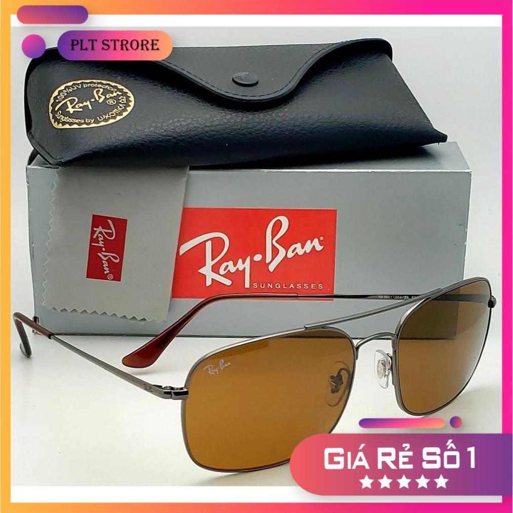 Kính Nam Rayban Metal RB3611 004/33 (60-18-145) Full Box ⚜️Hàng Authentic⚜️