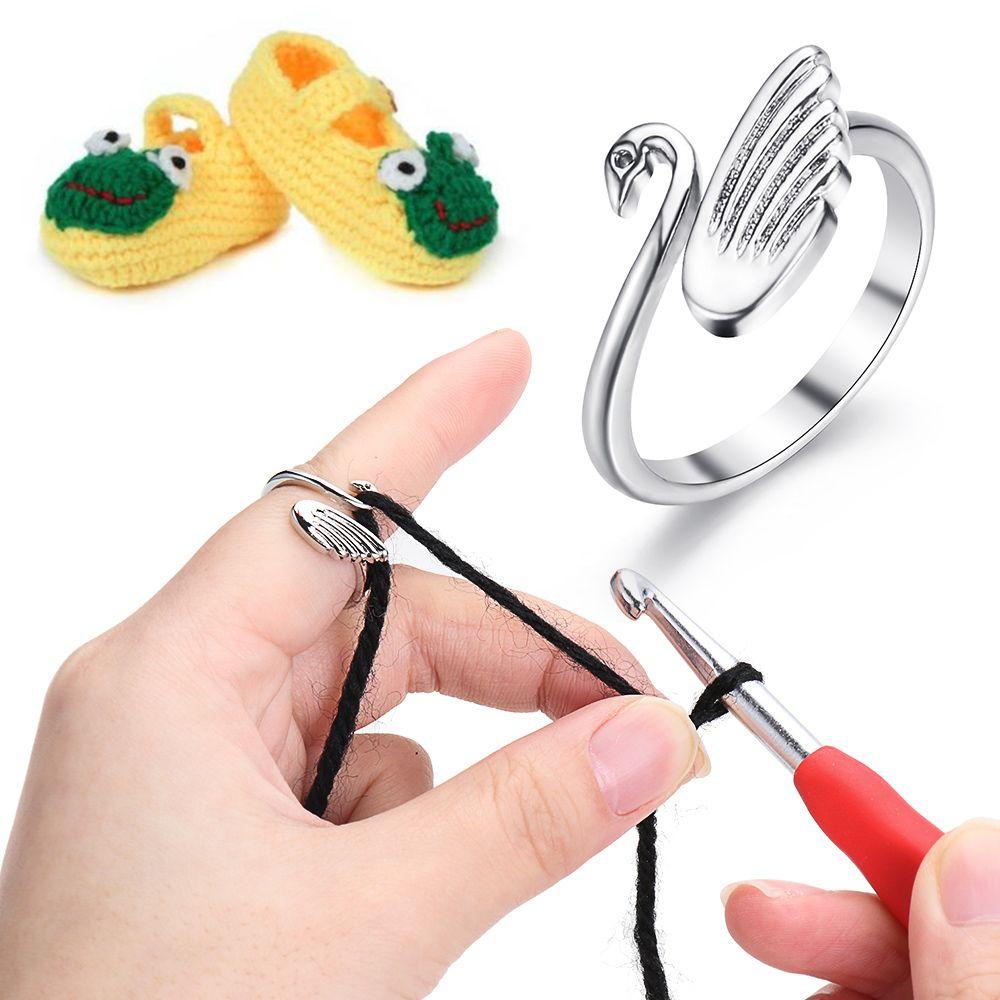 Vòng Đan Len Thủ Công Hình Thiên Nga Có Thể Điều Chỉnh