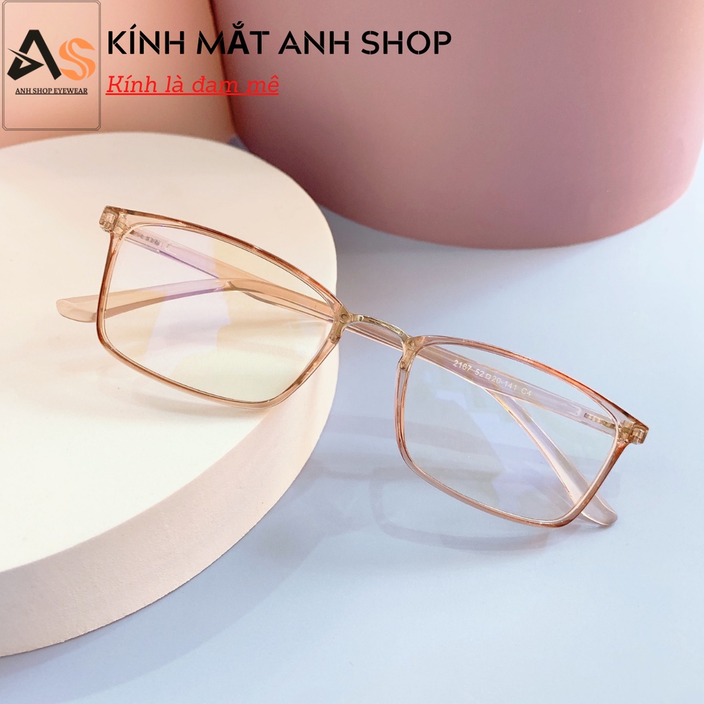 Kính chữ nhật bé thời trang nam nữ chất liệu nhựa dẻo dễ đeo 2167