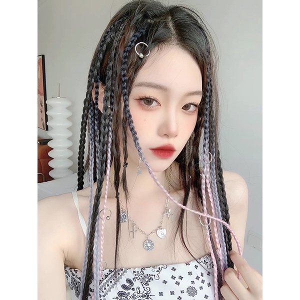 Tóc Giả Line Bính Hai Bên 60cm (kèm ảnh thật)