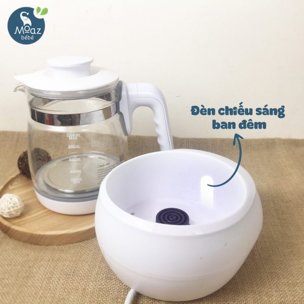 MÁY  ĐUN NƯỚC, HÂM NƯỚC PHA SỮA THÔNG MINH MOAZ BÉBÉ CHO BÉ MB – 002
