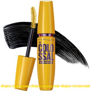 Mascara làm dày mi gấp 10 lần và ngăn rụng mi Maybelline Magnum 9.2ml Chính Hãng.