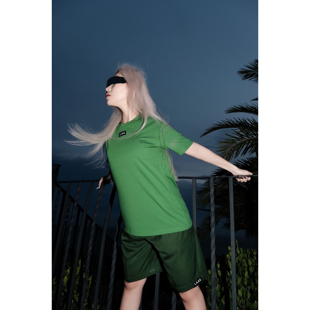 QUẦN SHORT LOGO FABRIC XANH LÁ