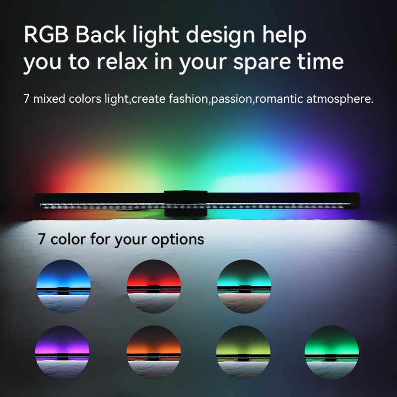 Đèn màn hình máy tính CHUANGYANG 5 màu sắc có đèn nền RGB USB chuyên dụng