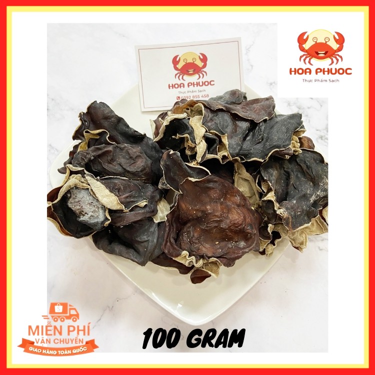 Nấm Mèo Tai To Giòn Hàng Việt Nam 100 gram