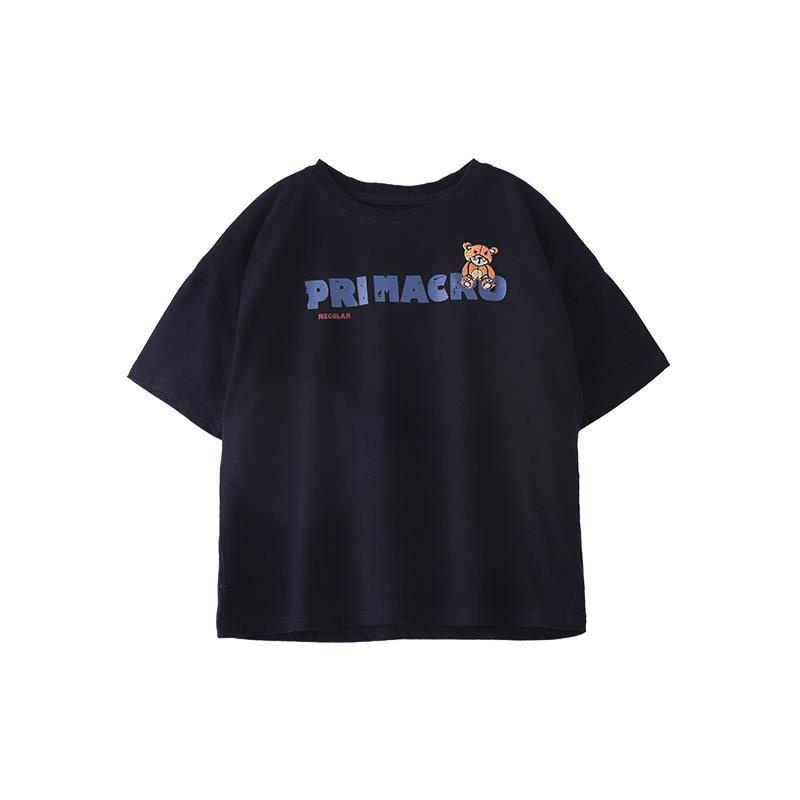 Áo Thun Cotton Tay Ngắn Mùa Hè Phong Cách Hàn Quốc Mới Cho Bé Trai