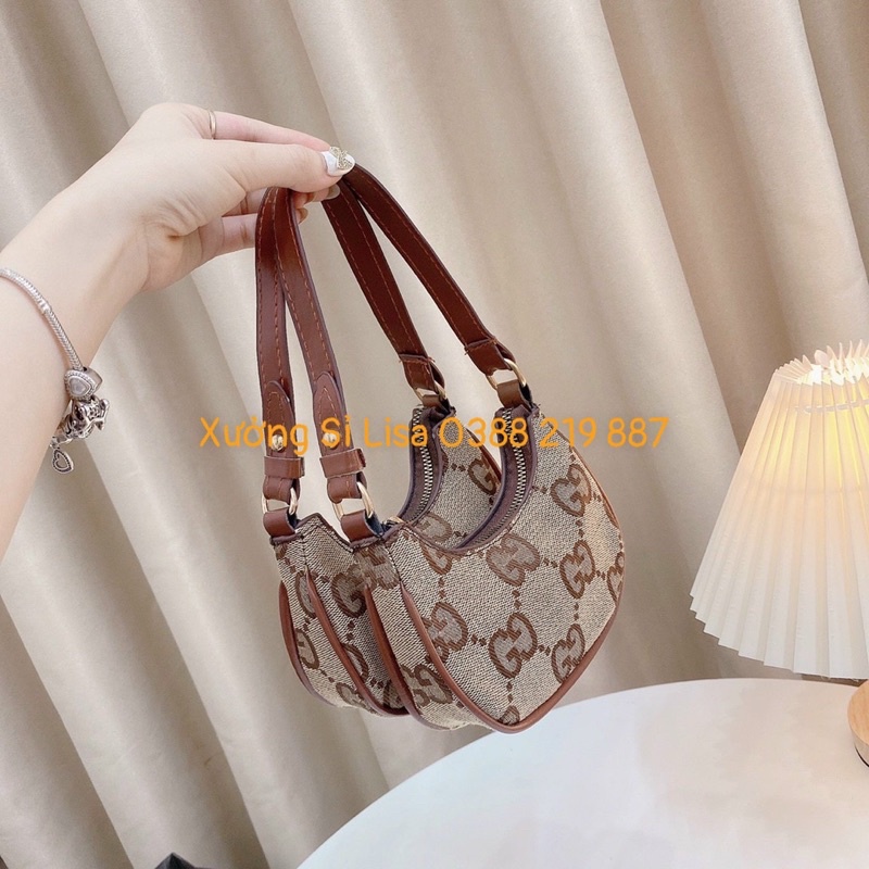 Túi Kẹp Nách Mini Vải Nhiều Hoạ Tiết Cho Bé Size 14 - MS352