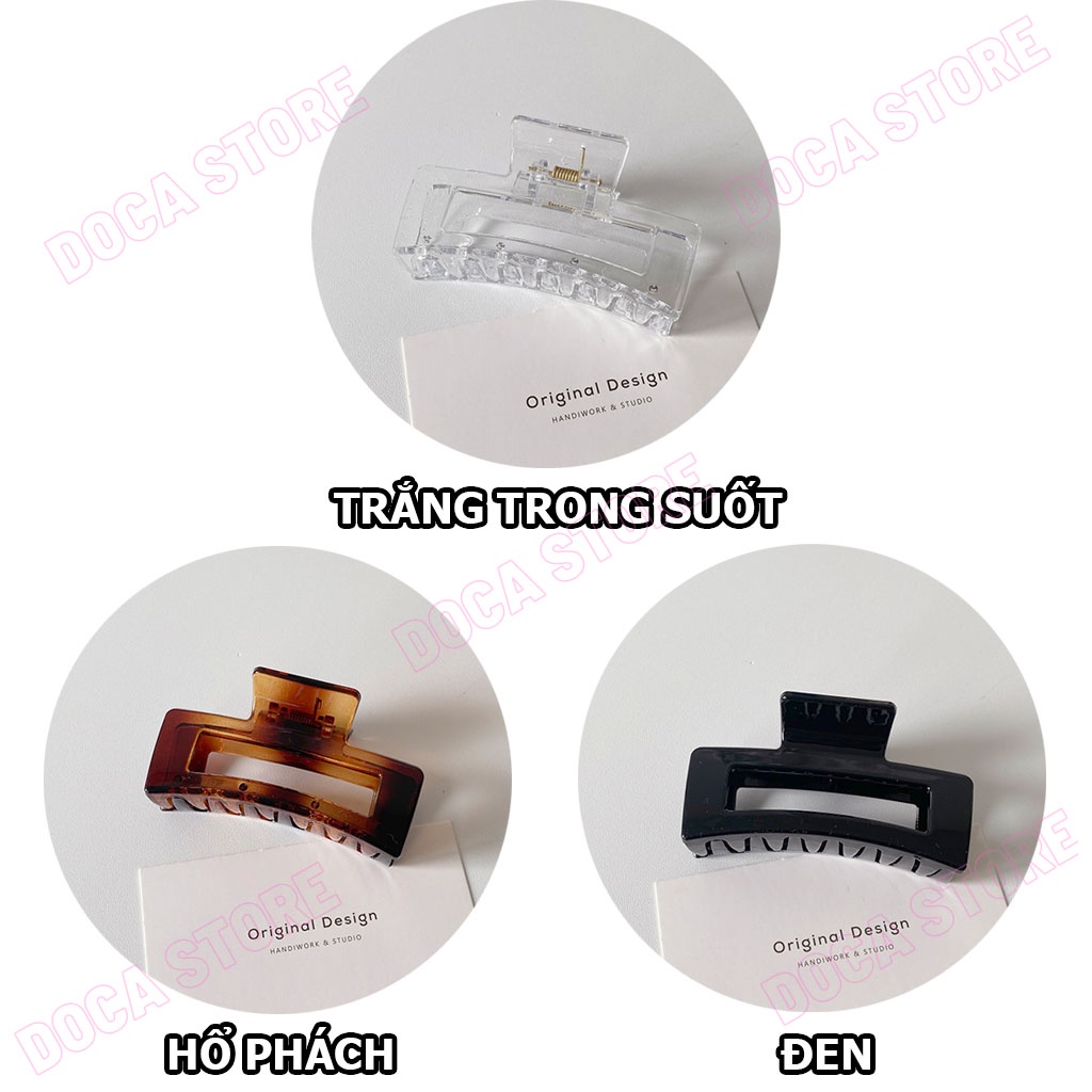 Kẹp tóc Vuông nhiều màu dễ thương KT18