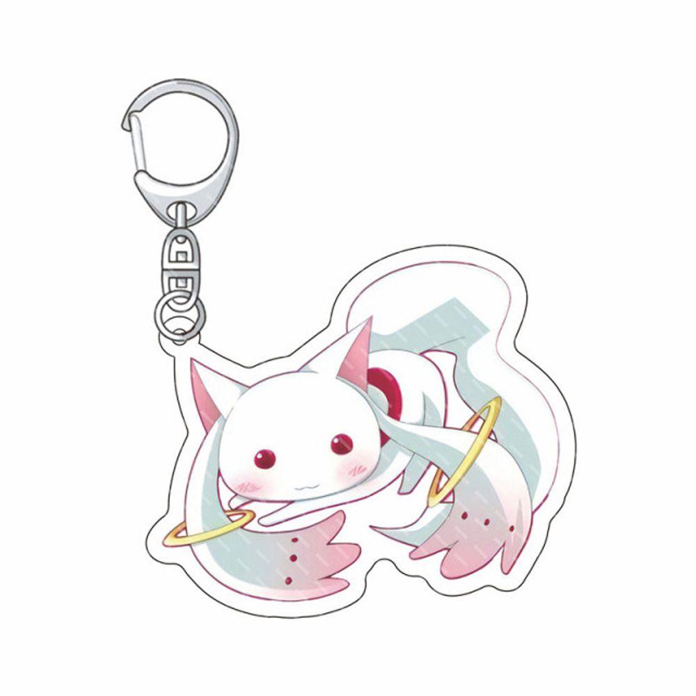 LANFY Móc Chìa Khóa Hình Nhân Vật Anime Hai Mặt Bằng Acrylic