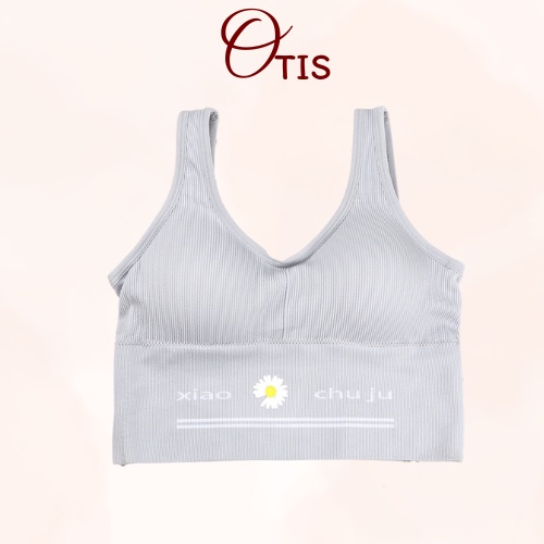 Áo Lót Ngực Đệm Mỏng Kiểu Ba Lỗ Thời Trang Họa Tiết HoaCúc Xinh Xắn OTIS - 7715