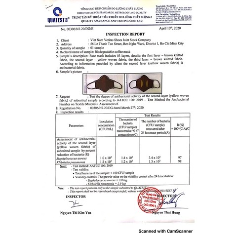 Khẩu Trang Nam - Nữ Cà Phê AirX Coffee Mask Phân Hủy Sinh Học, Chống Tia UV, Bụi Mịn, Thân Thiện Môi Trường | BigBuy360 - bigbuy360.vn