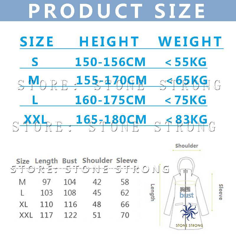 Áo Mưa Dáng Dài Chất Liệu Polyester Chống Thấm Nước Thời Trang Nhật Hàn Cho Nữ