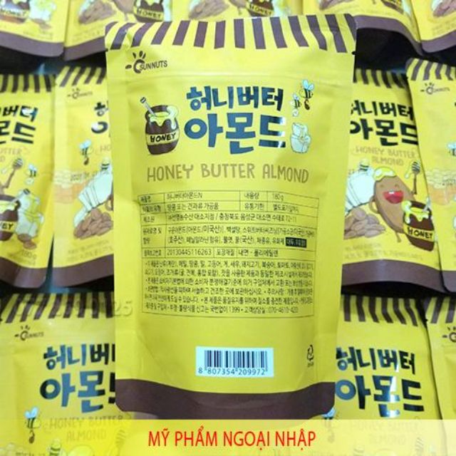 HẠNH NHÂN TẨM BƠ MẬT ONG 180g