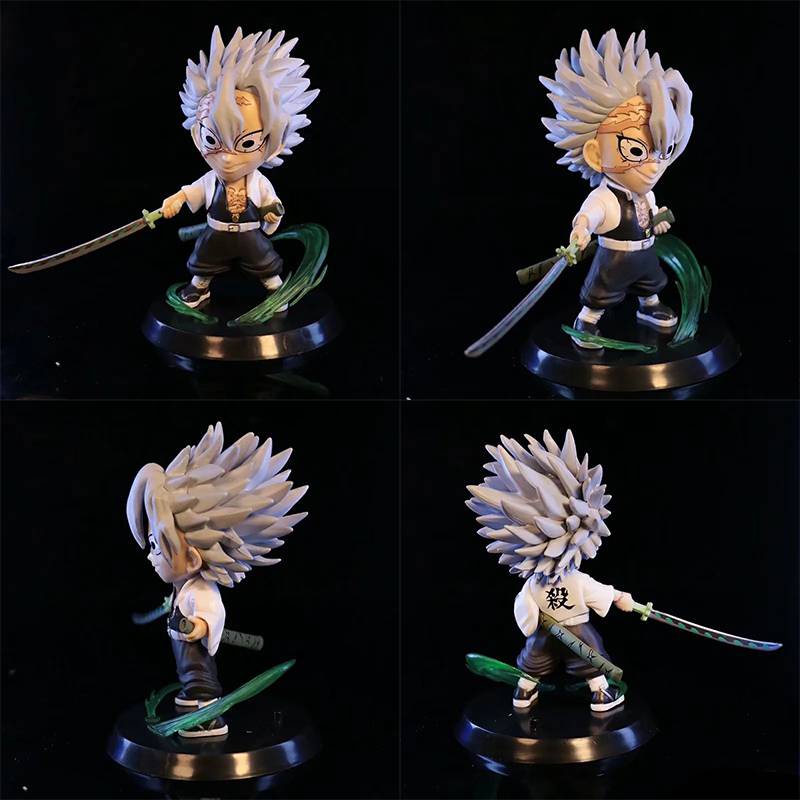 Đồ trang trí Nhân Vật Shinobu Giyuu Kyoujurou Sanemi Trong Demon Slayer Action FIgure Q SY2 Trang Trí Nhà Cửa