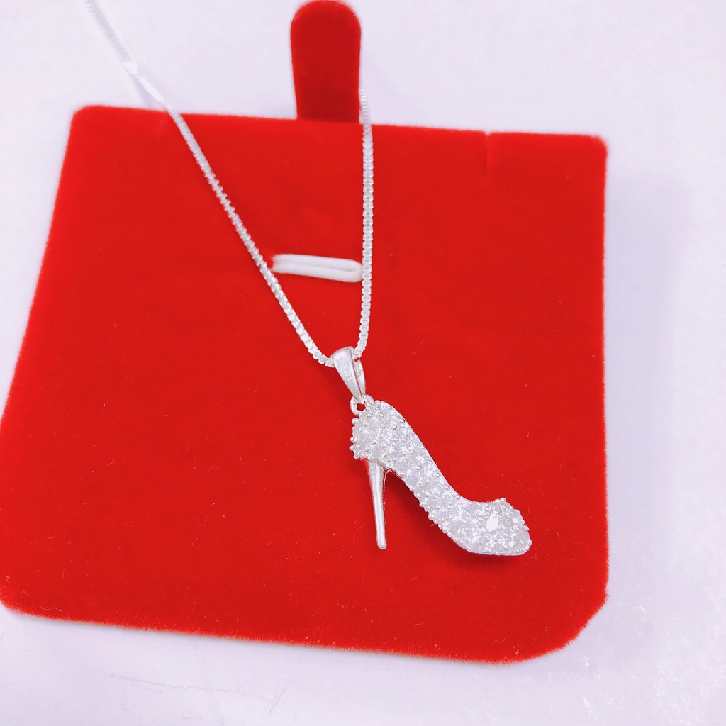Dây chuyền nữ bạc ta mặt guốc xinh xắn - Bibi silver cam kết ảnh chụp thật, hàng chất lượng