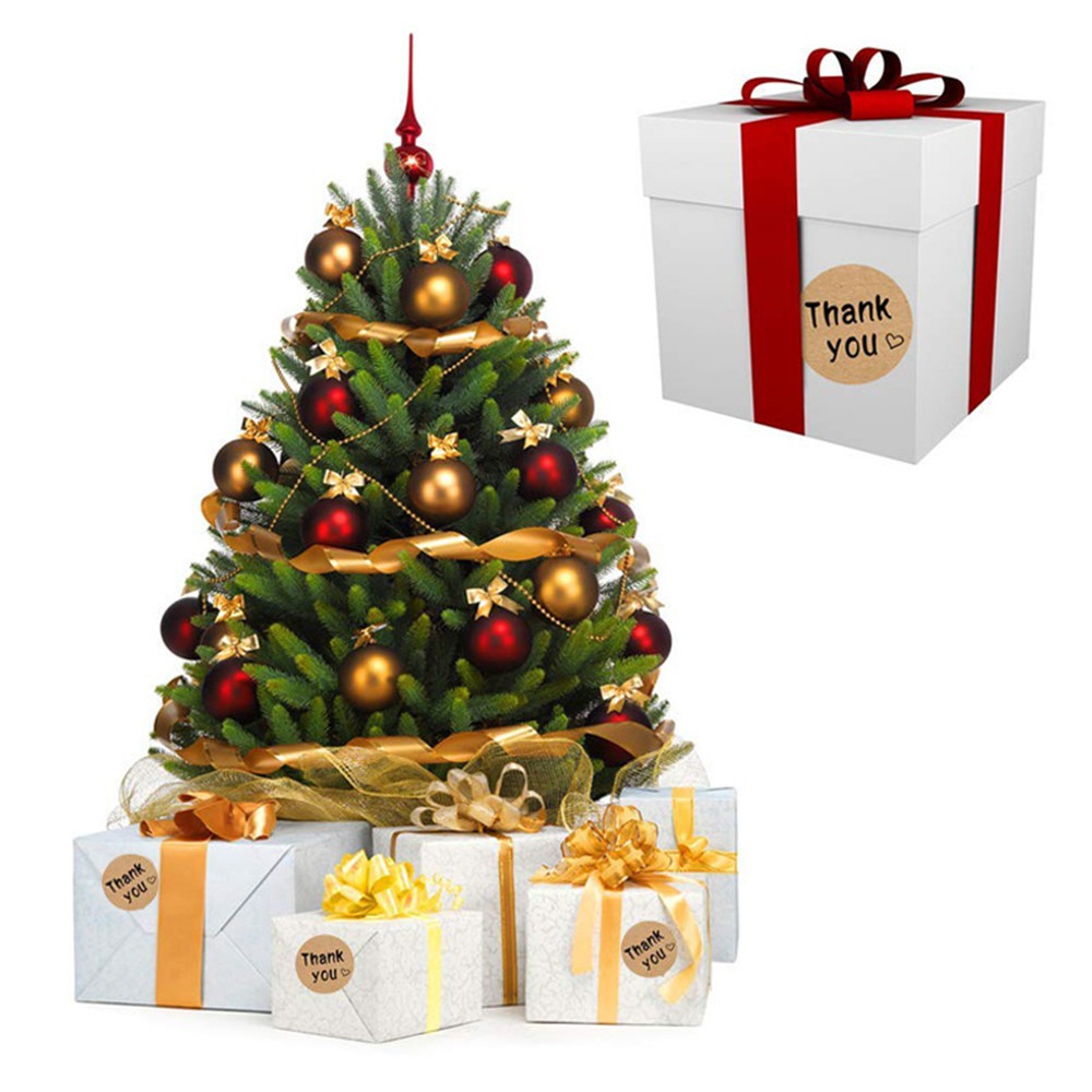 Set 500 Nhãn Dán In Chữ Thank You 2.54 cm