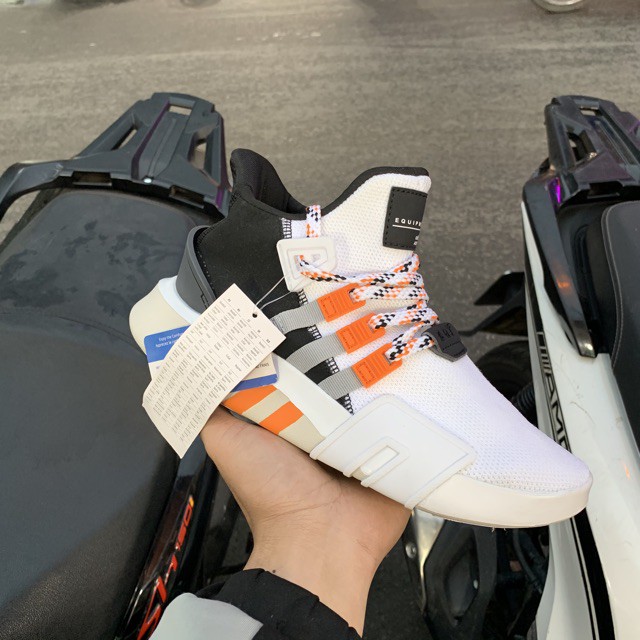 LV-NEW ⚡ XIÊU SALE- Giầy EQT trắng cam hàng 1:1 ( full box + free ship ) CKV ✔️ : : : 🔥 XIÊU RẺ ☯ *. ; ) * ^ ' . ˢ