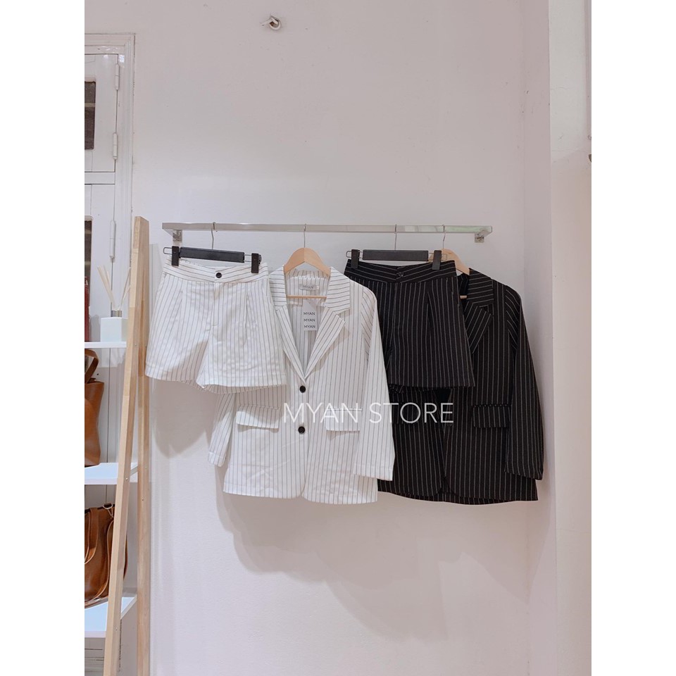 Set áo blazer + quần sooc | BigBuy360 - bigbuy360.vn