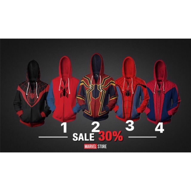 Áo khoác nhện Spiderman